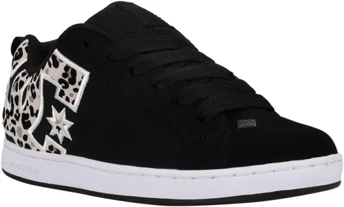 Vista 18 de DC Womens Dc Women's Court Graffik Casual Skate Shoe Plantilla blanca y negra