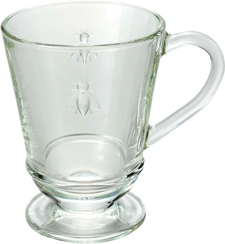 Vista 5 de La Rochere Napoleon Bee - Juego de 6 vasos de huevo y vasos de chupito, cristalería en relieve para huevos hervidos suaves y degustaciones