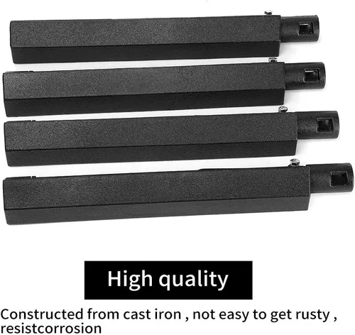 Vista 3 de Kit de tubo de quemador de hierro fundido para parrilla de gas Jennair 720-0061, 720-0062, 720-0063, Nexgrill 720-0671, 720-0165, modelos