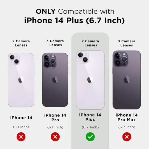 Vista 7 de Case-Mate Funda para iPhone 14 Plus – Lámpara de araña brillante [protección contra caídas de 10 pies] [Compatible con carga inalámbrica] Funda
