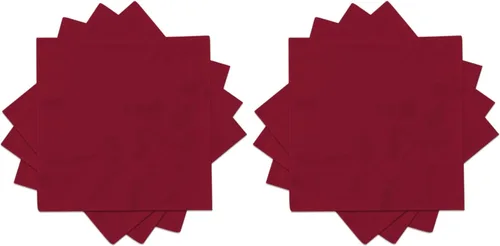 Vista 10 de Servilletas de cóctel de 3 capas, 80 unidades, servilletas de papel desechables, servilletas de cóctel de papel, servilletas de cena