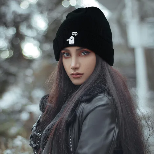 Vista 3 de Beanie Cool Beanies Funny Beanie Cute Graphic Beanie Black Beanie for Men Women