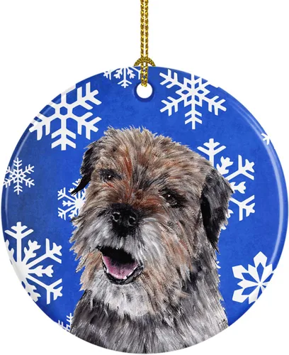 Vista 119 de Caroline's Treasures Cavalier Spaniel - Adorno de cerámica para colgar en el árbol de Navidad, para el hogar, Navidad, fiestas, regalo, 3 pulgadas
