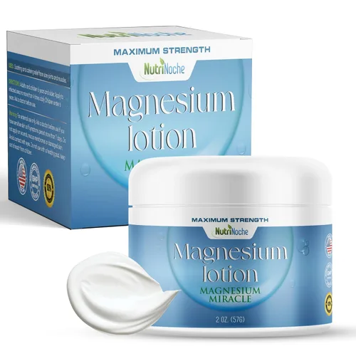 Vista 9 de NutriNoche Loción de magnesio - Crema de magnesio para dormir y rejuvenecer el descanso - Fórmula tópica de nano magnesio - Calma y enfría