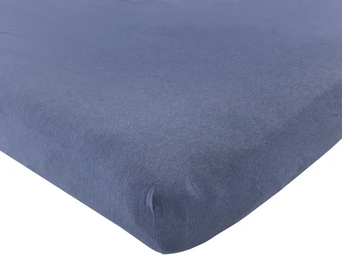 Vista 26 de Hudson Baby Sábana bajera ajustable unisex de algodón para cuna, avión, talla única