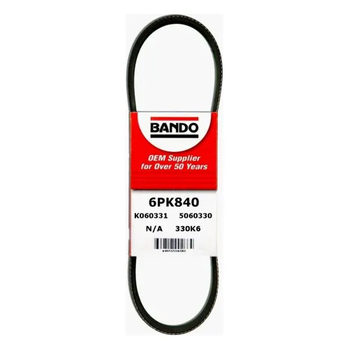 Vista 24 de Bando USA 6PK1255 Correa de serpentina de calidad OEM