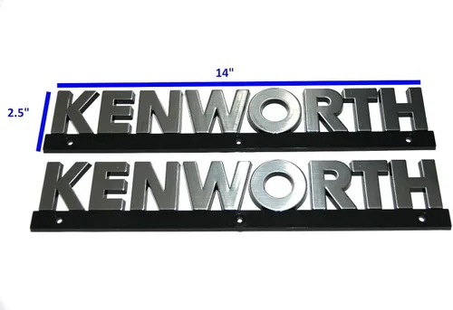 Vista 6 de Legion Part Store Aftermarket para emblemas laterales Kenworth 14" x 2.5" 2 EA