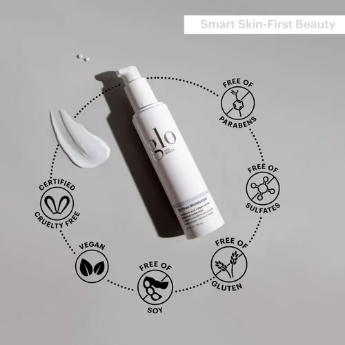 Vista 4 de Glo Skin Beauty Hidratante sin aceite: crema facial hidratante ligera alimentada por ácido hialurónico y extracto de algas para una tez equilibrada