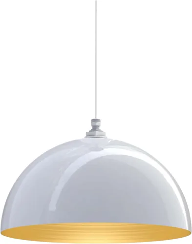Vista 75 de Steel Lighting Co. Melrose - Lámpara colgante Montada en el techo Cúpula redonda de 18 pulgadas Estilo moderno contemporáneo de granja