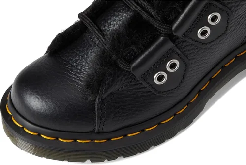 Vista 2 de Dr. Martens Botas de combate con forro de piel de encaje a punta 1460 para mujer
