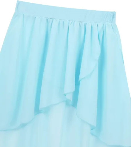 Vista 20 de Moily - Faldas de baile para niñas grandes, modernas, con cintura elástica