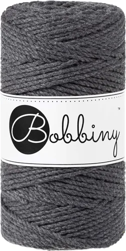 Vista 12 de Bobbiny Cordón de macramé regular de 0.118 in y 3 capas (aguamarina), 108yds/330 pies (100% algodón reciclado)