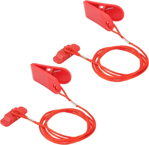 Vista 2 de Yosoo Health Gear Llave de seguridad para cinta de correr, diseño magnético universal, paquete de 2