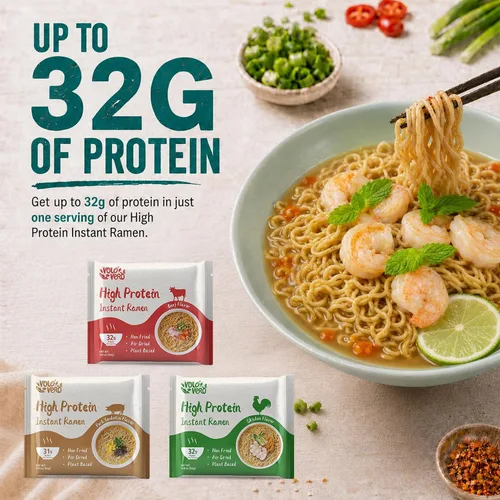 Vista 3 de VOLO VERO Fideos de proteína vegetal ramen de alto contenido proteico