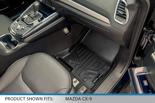 Vista 3 de SMARTLINER Juego de revestimientos de 3 filas compatibles con Mazda CX9 2016-2023