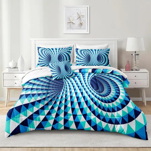 Vista 18 de Juego de edredón de sol y luna negro, juego de ropa de cama boho, ropa de cama de galaxia celestial y espacio estrellado, edredón mandala exótico