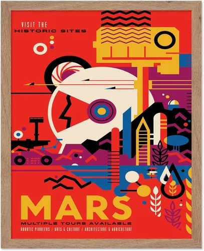 Vista 48 de Poster Master Póster celestial – Impresión del mapa de las estrellas – Regalo para astronomía, fanáticos lunares – Arte vintage para el hogar