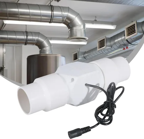 Vista 2 de En línea soplador de aire de sentina marina soplador de aire de sentina 12V eléctrico en línea ventilador eléctrico en línea ventilador marino