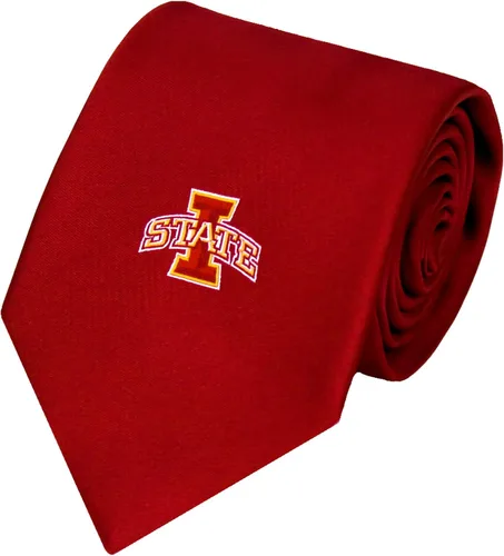 Vista 6 de Corbata oficial de la NCAA Iowa State Preparación del estado de corbata