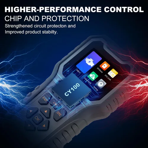 Vista 8 de Escáner OBD2, lector de código profesional para comprobar la luz del motor/restablecimiento de luz de aceite, herramienta de escaneo OBDII mejorada