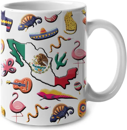 Vista 14 de Lotacy Taza de café con símbolos de Cuba con bandera de mapa, taza de cerámica de bandera cubana de 11 onzas, recuerdo de Cuba y regalos, idea