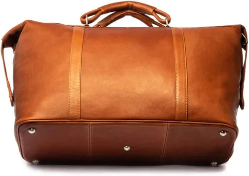 Vista 6 de Piel Leather Bolso de mano grande, Saddle, Bolso de mano grande