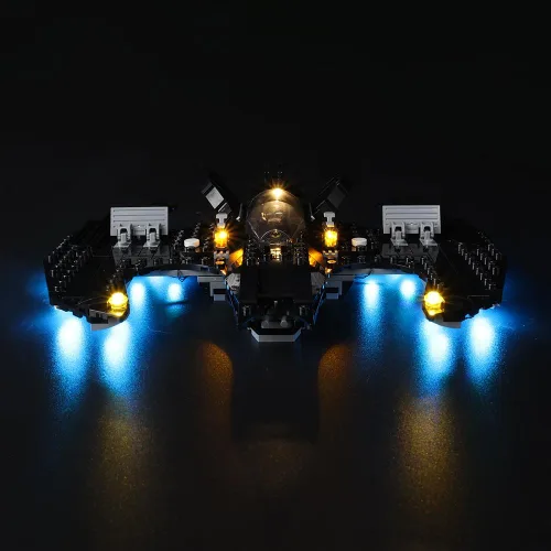 Vista 3 de Kyglaring Kit de iluminación LED (sin modelo) diseñado para Lego DC Batwing Batman vs The Joker 76265 DC Super Hero Model Kit de construcción - sin