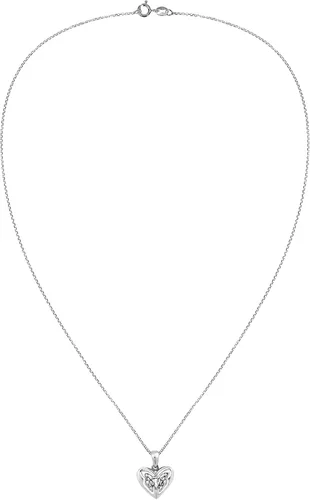 Vista 4 de STUNNING Infinito Amor Nudo Celta Corazón Collar De Plata De Ley 925.