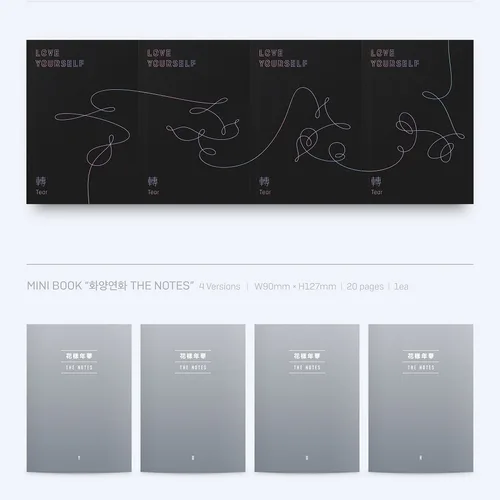 Vista 5 de BTS -[Love Yourself 'Tear'] 3er álbum 4 Ver Set CD+Póster+104p PhotoBook+20p Mini Book+1p PhotoCard+1p Staing PhotoCard+Beneficio de preventa+Juego