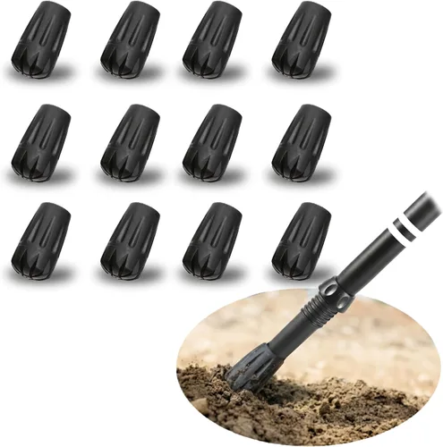 Vista 8 de TREKOLOGY Trekking Pole Tips - Walking Sticks Replacement Tip Protectors - 11mm Hole Diameter - Fit Most Standard Hiking Poles