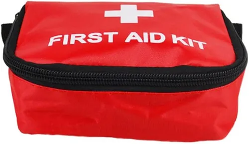 Vista 8 de Eforcase Bolsa vacía de primeros auxilios de viaje, bolsa médica vacía portátil, bolsa vacía para medicamentos, bolsa vacía de almacenamiento