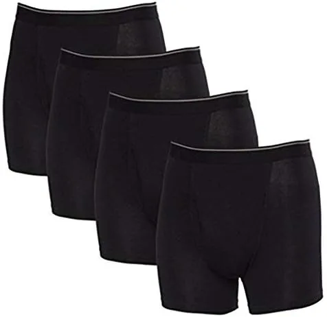 Vista 2 de Kirkland Signature Calzoncillos tipo bóxer para hombre paquete de 4 Variados