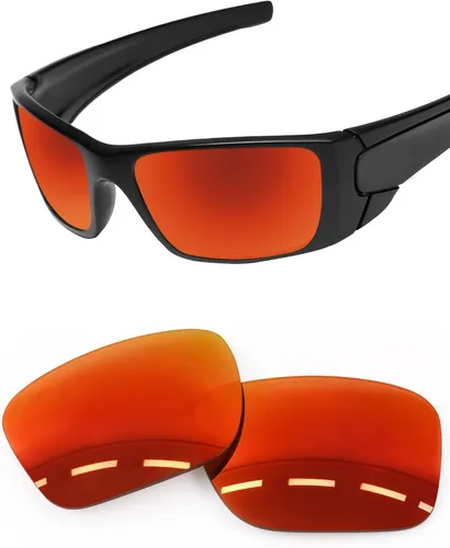 Vista 10 de 1.6MM Polarized Replacement Lenses for Oakley Fuel Cell OO9096 Sunglasses Iridium negro - Policarbonato polarizado