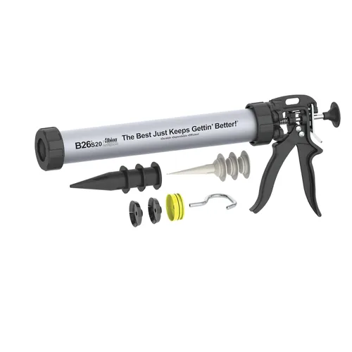 Vista 9 de Albion Engineering E12S20 B-Line - Pistola para calafatear salchichas inalámbrica, sin goteo, 12 V, 20 onzas Empuje de 400 Lbf, disparador
