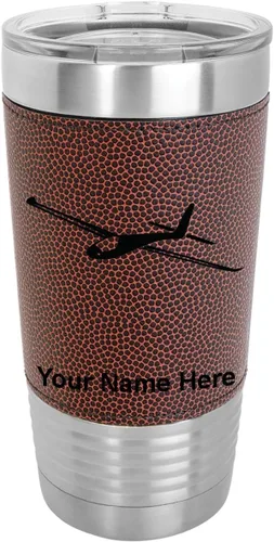 Vista 20 de LaserGram Vaso personalizado de 20 onzas, planeador (estilo béisbol)