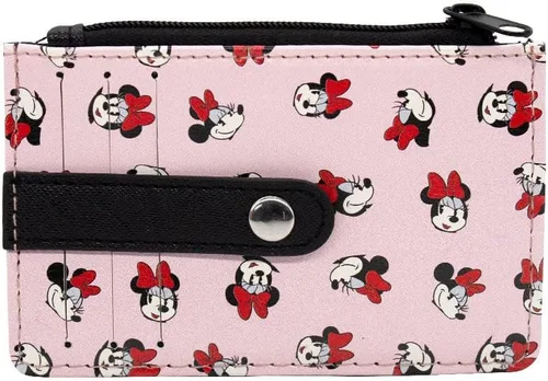 Vista 12 de Buckle-Down, Disney, cartera para mujer con 3 ranuras para tarjetas, 1 cremallera para monedas, 1 ranura para identificación con ventana, 4.5 x 3.0