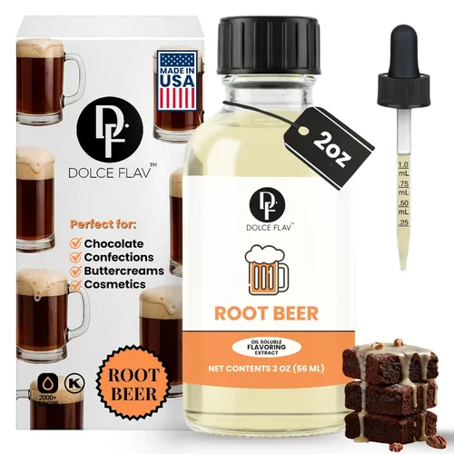 Vista 23 de Dolce Flav Extracto de mantequilla – 2 onzas soluble en agua, Kosher, sin azúcar, sabor concentrado de mantequilla de imitación para hornear