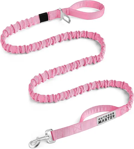Vista 22 de Correa de cuerda elástica para perros Outdoormaster; para mayor seguridad y comodidad de su perro., M