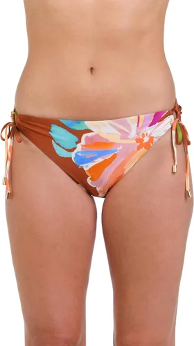 Vista 27 de La Blanca Parte inferior de bikini hipster con lazo lateral para mujer Negro/ Luces de la ciudad
