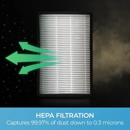 Vista 4 de Kenmore 53295 EF-1 HEPA - Filtro de aire de escape para aspiradoras verticales y de recipiente, color blanco