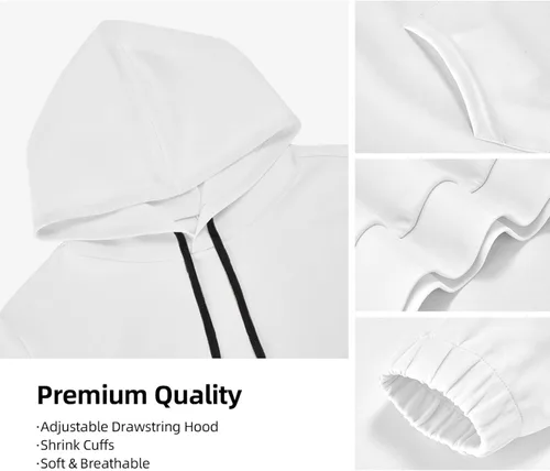 Vista 4 de ZQAVKUD Sudadera con capucha de anime personalizada, sudadera con capucha con estampado 3D de manga, sudadera con capucha para deportes al aire