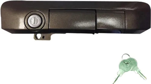 Vista 8 de Pop & Lock Cerradura manual de puerta trasera para Toyota Tacoma, Negro Arena Perla