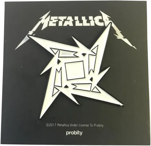 Vista 2 de Metallica Insigniapin - logo ninja, Sin gemas.