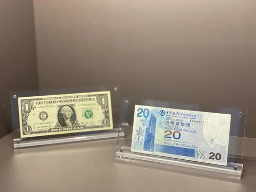 Vista 5 de IEEK Marco acrílico para billetes de dólar, soporte de papel transparente para coleccionistas, protector de billetes de dólar, soporte de exhibición