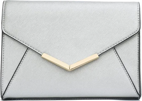 Vista 4 de KKXIU Elegante bolso de mano de piel sintética para mujer, bolso de mano plegable para fiesta, boda, baile de graduación