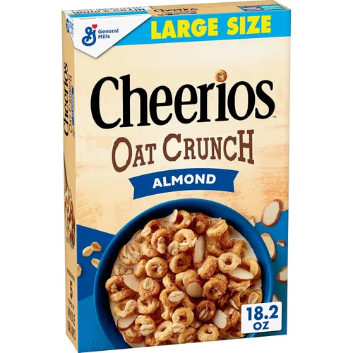 Vista 24 de Cheerios Cereal de desayuno sin gluten de avena integral, bolsa de 2.2 onzas (paquete de 5)