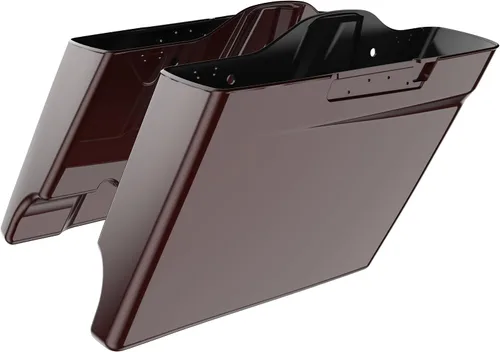 Vista 74 de Alforjas extendidas para Harley Touring Street Glide, Electra Glide, Road Glide 2014-2023 (whisky ámbar)