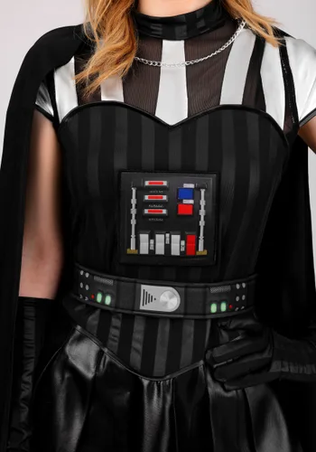 Vista 5 de Disfraz de Vestido Darth Vader Star Wars Talla Plus para Mujer Multicolor