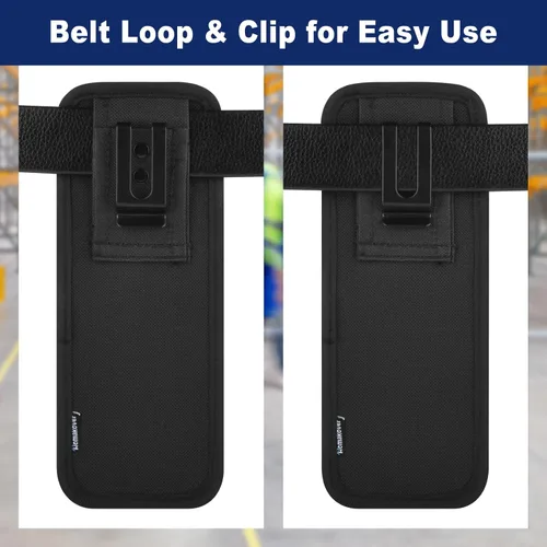 Vista 4 de Funda para escáner de código de barras, bolsa universal para escáner para computadoras móviles con agarre de pistola, escáneres de código de barras