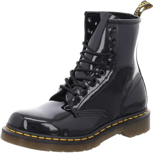 Vista 31 de Dr. Martens, Botas industriales ligeras para mujer Maple Zip con puntera de acero Negro